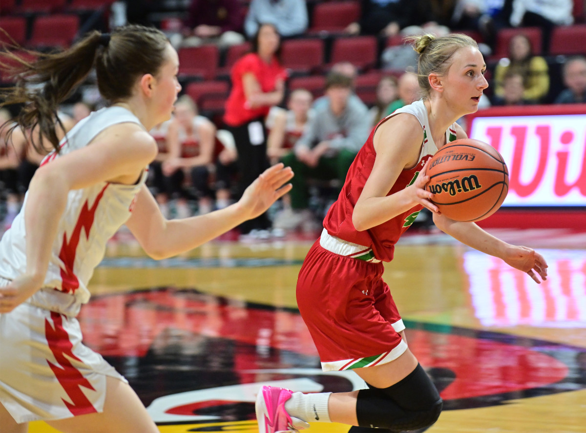 Lincoln Chatham Glenwood Illinois 3A girls basketball championship March 2 2024 Tim Vizer 26339